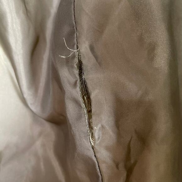 Women's Say What Olive Green Full-Zip Lightweight Bomber Jacket - Size XS - Picture 5 of 9